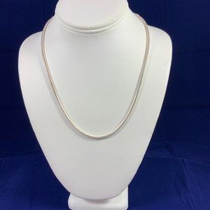 NWOT Sterling Silver Pandora Barrel Clasp Necklace 19.7"/50cm